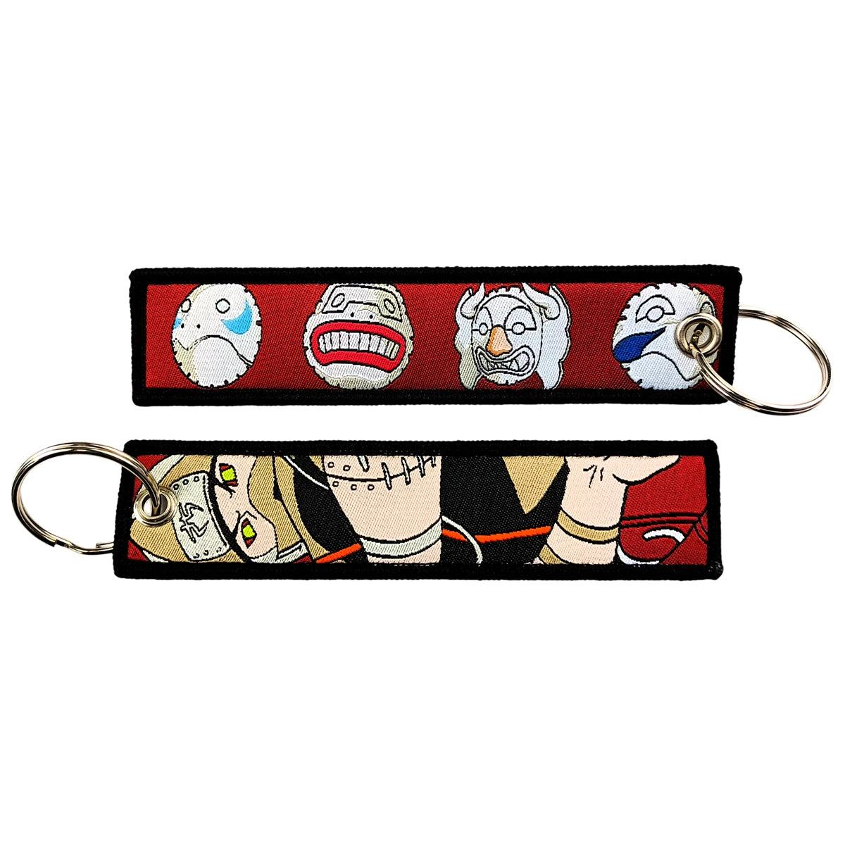 Naruto Embroidery Keychains