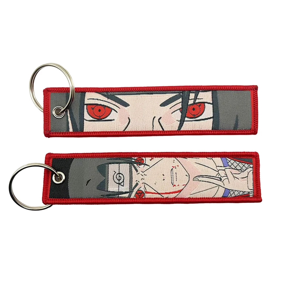 Naruto Embroidery Keychains