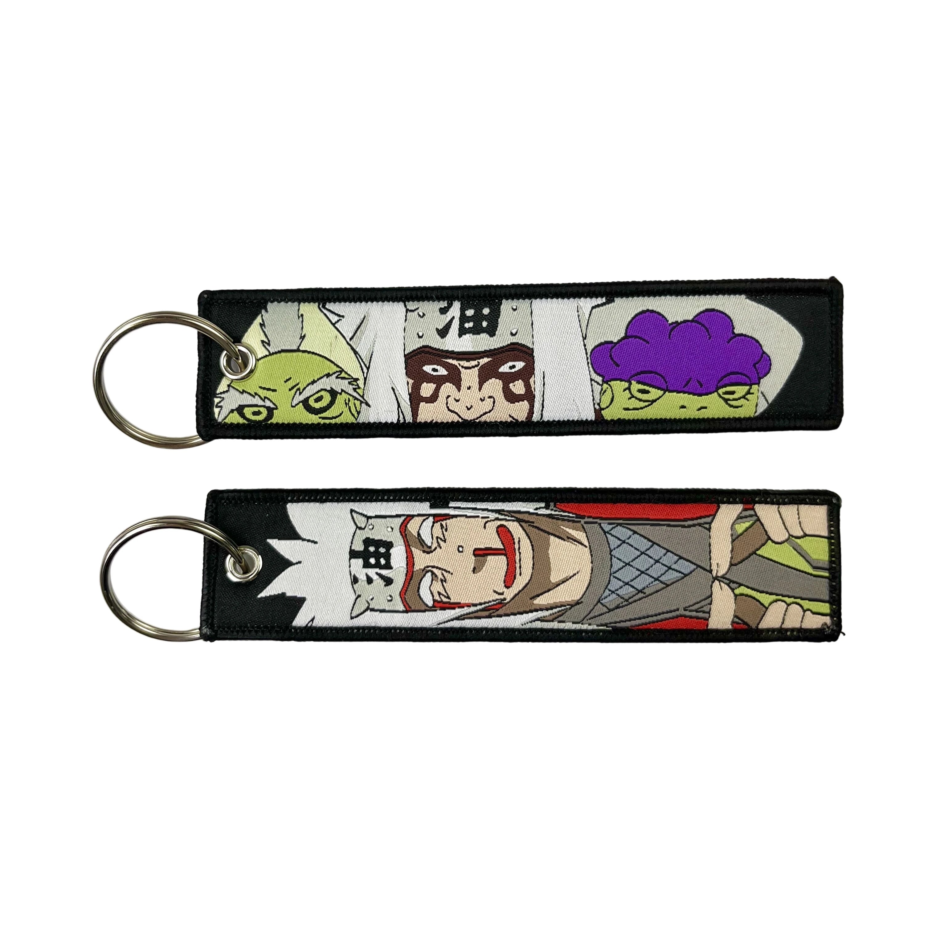 Naruto Embroidery Keychains