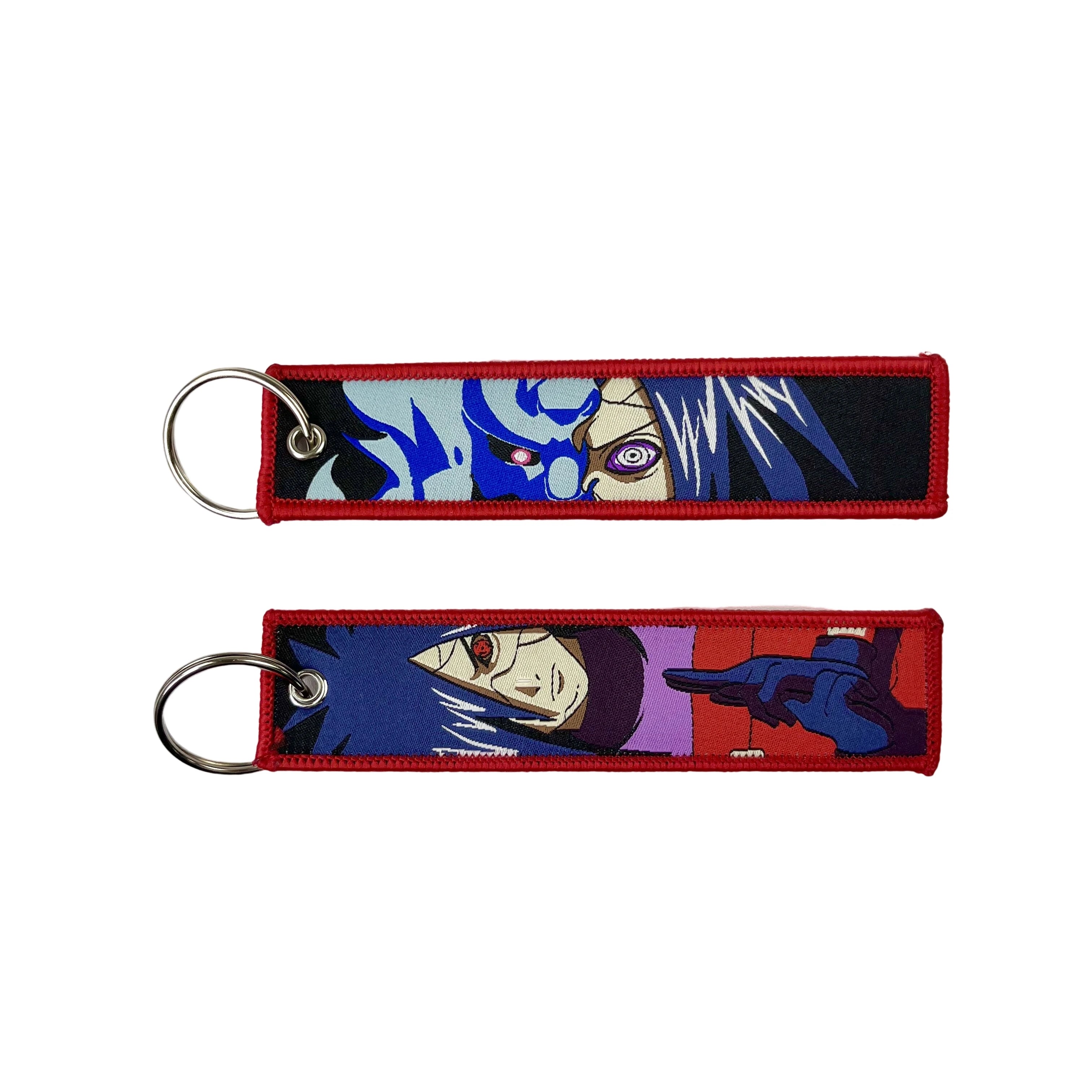 Naruto Embroidery Keychains