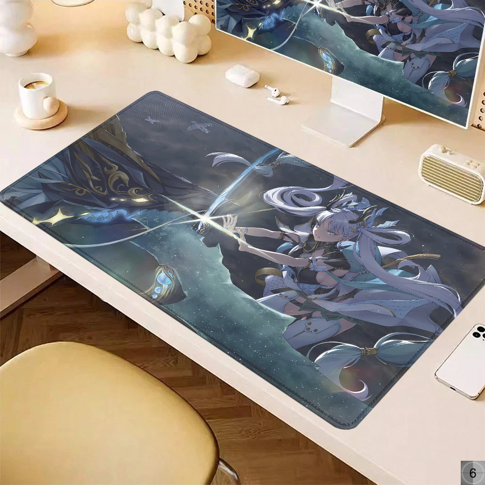 Wuthering Wave Mechanical Keyboard Locking size Edges DeskMat