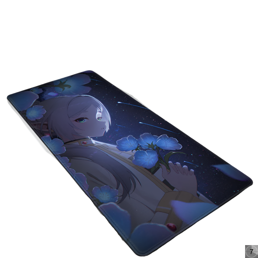 Frieren Mouse Pad Large Gaming Leather Mouse Pad Waterproof DeskMat