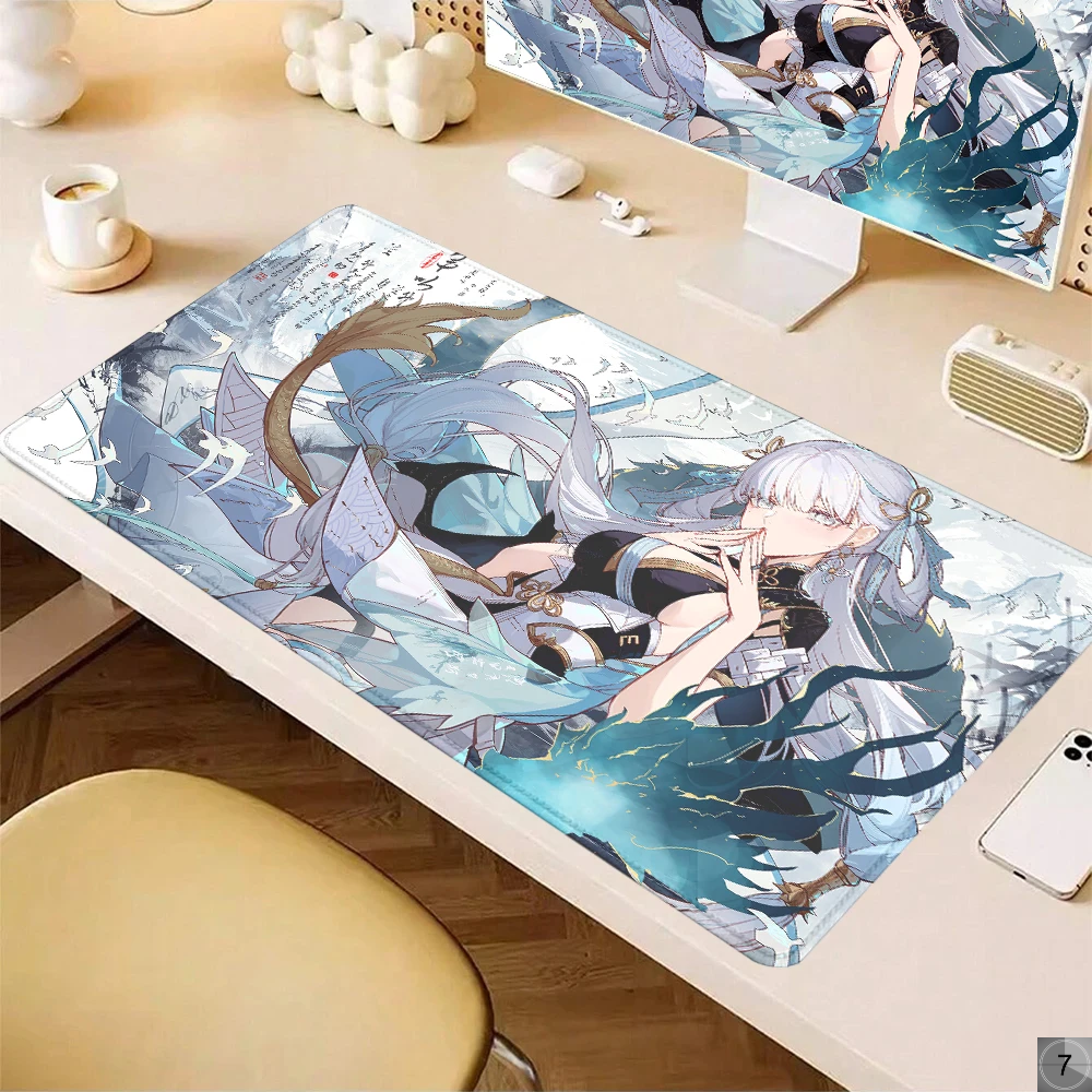 Wuthering Wave Mechanical Keyboard Locking size Edges DeskMat