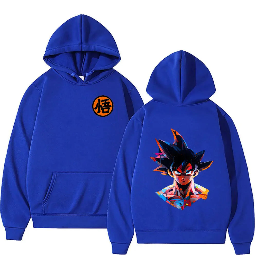 Goku Back Printed Hoodie