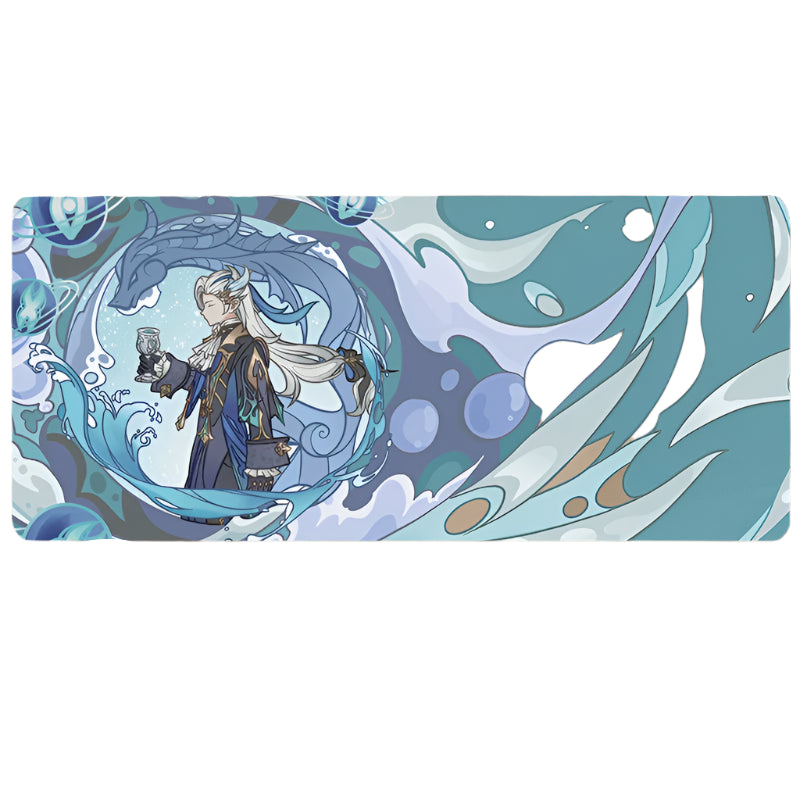 Genshin Impact Mouse Pad Non-slip Keyboard Desk Mat Mousepad
