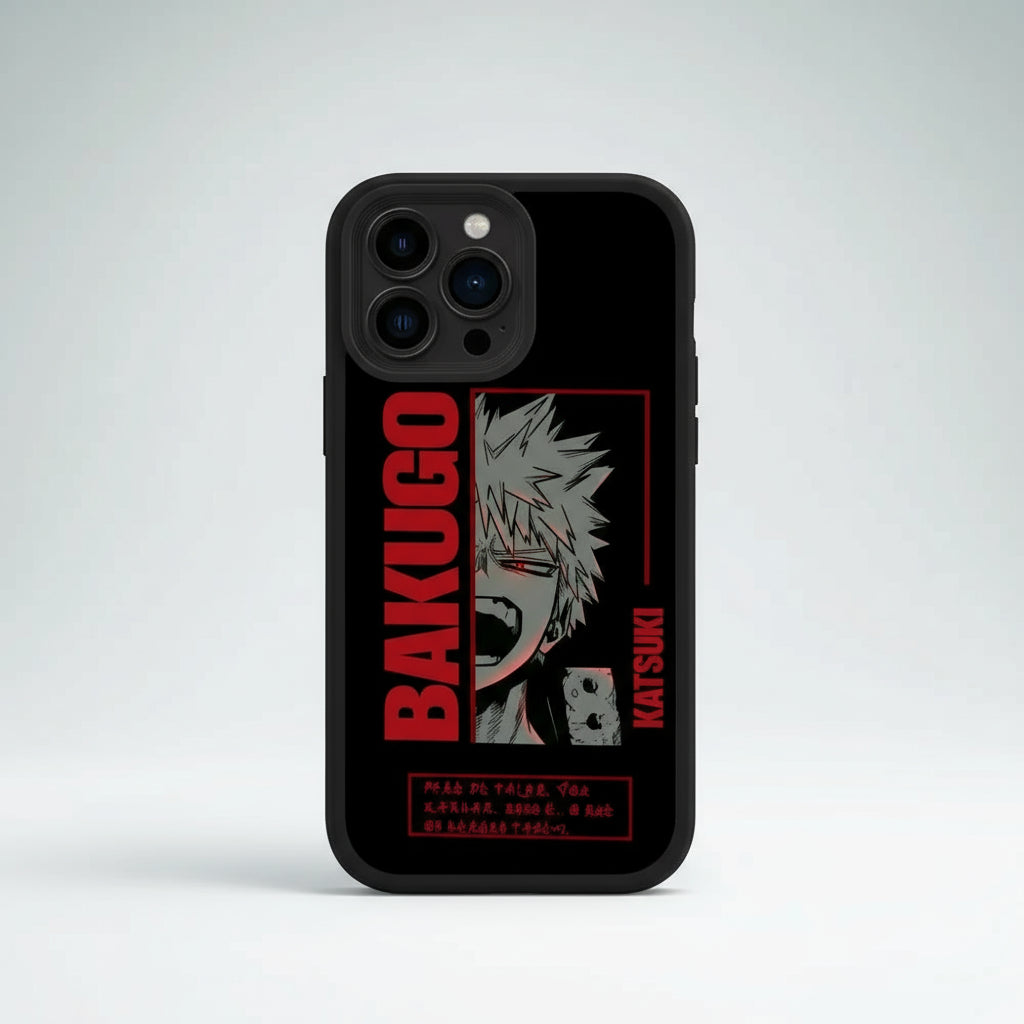 Katsuki Bakugo Phone Case For iPhone 16 15 14 Plus 13 12 11 Pro X XS XR Max case