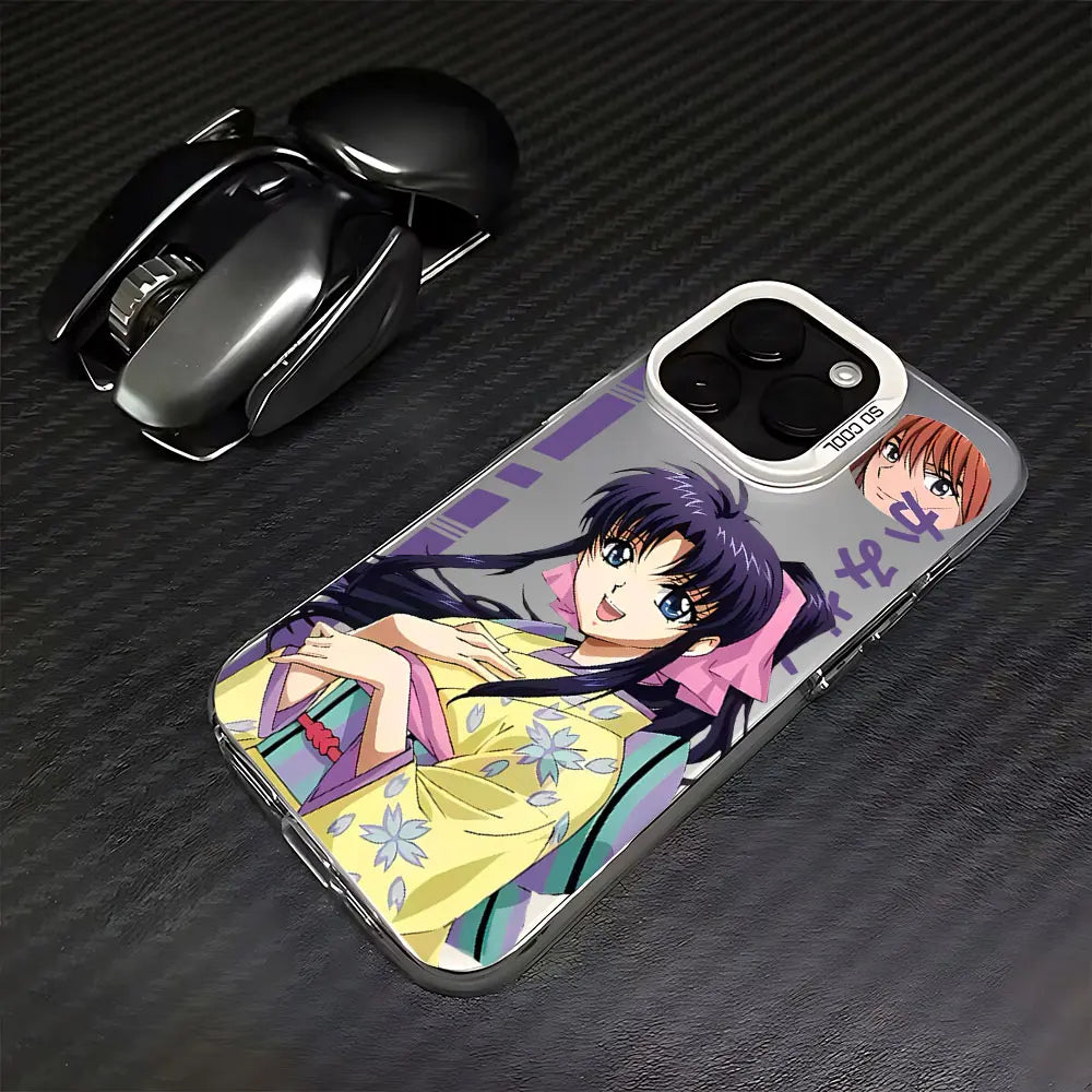 Rurouni Kenshin Phone Case For iPhone 15 14 13 Pro MAX Shockproof Back Cover