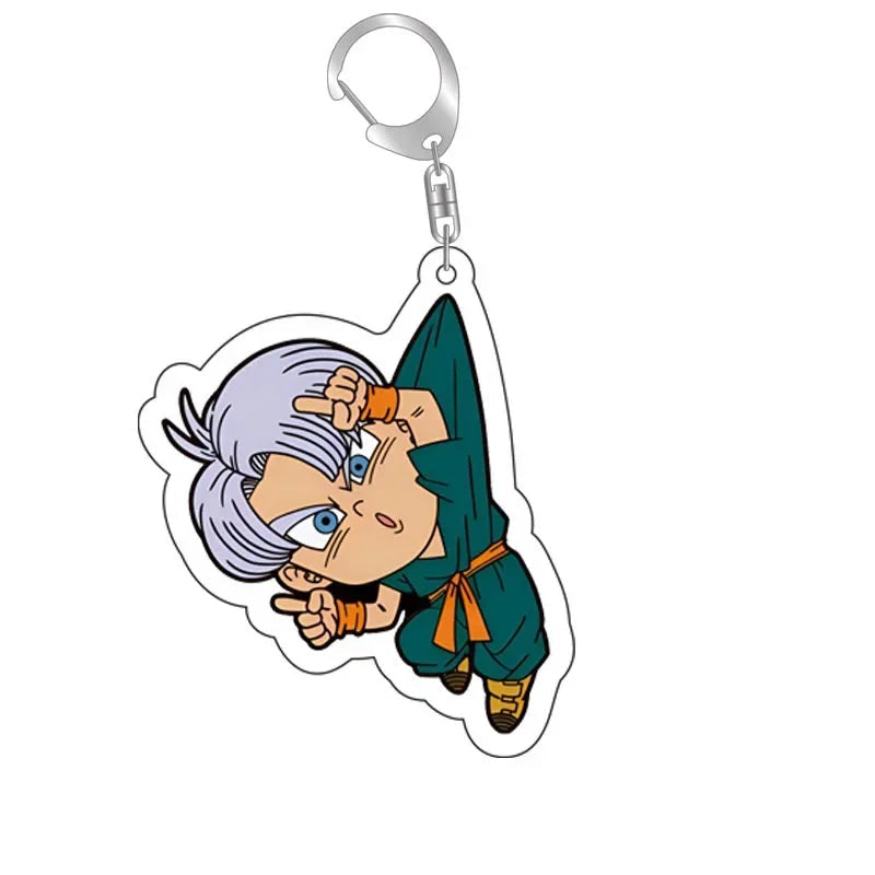 Dragon Ball Transparent Acrylic Double-Sided Printed Keychain