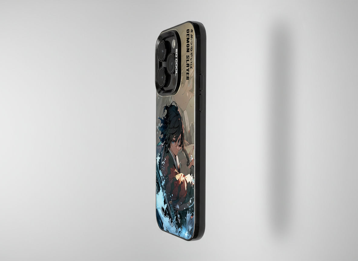 Demon Slayer Giyu Tomioka Phone case For iPhone XR XS 11 12 13 14 15 16 Hard Shell Shockproof
