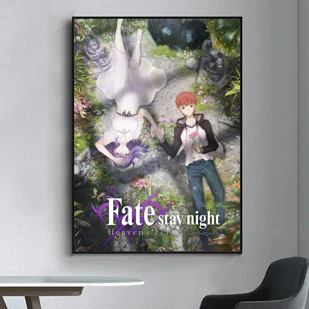 Fate Stay Night Fancy Wall Poster Vintage Decorative Posters