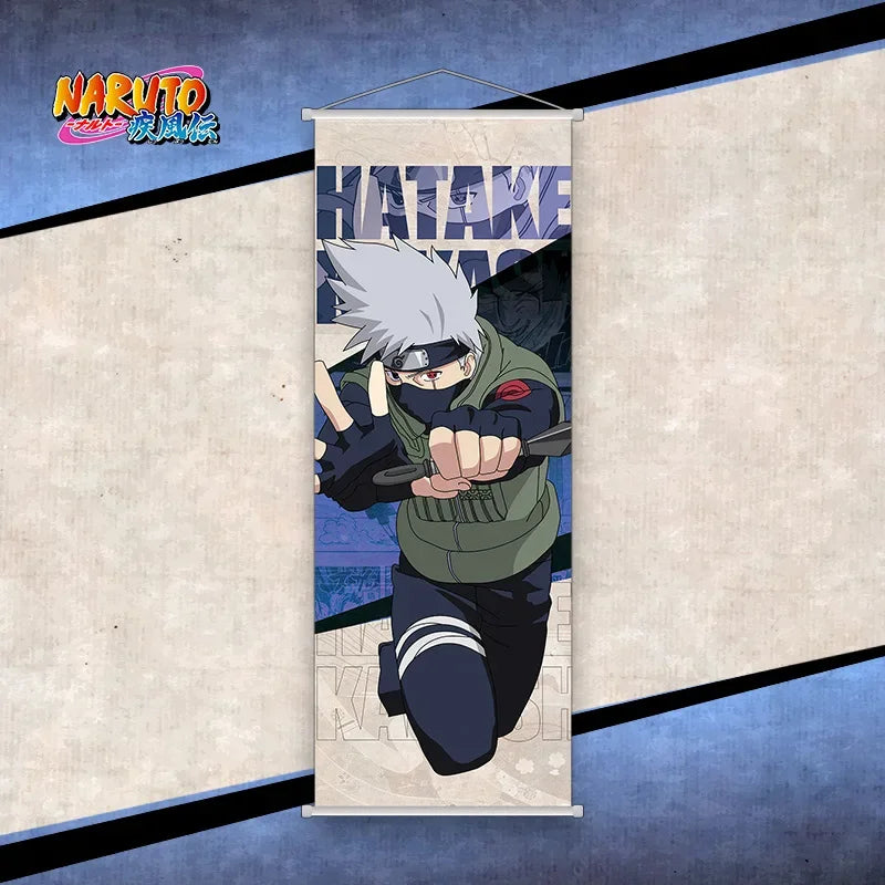 Naruto Scroll Poster Canvas Wallpainting Decoration Posters