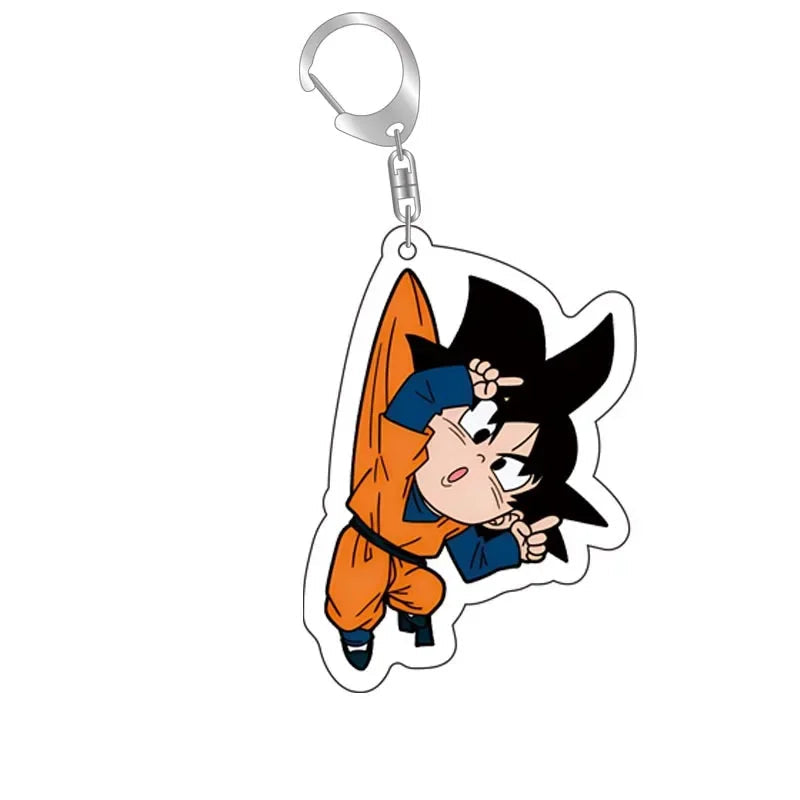 Dragon Ball Transparent Acrylic Double-Sided Printed Keychain