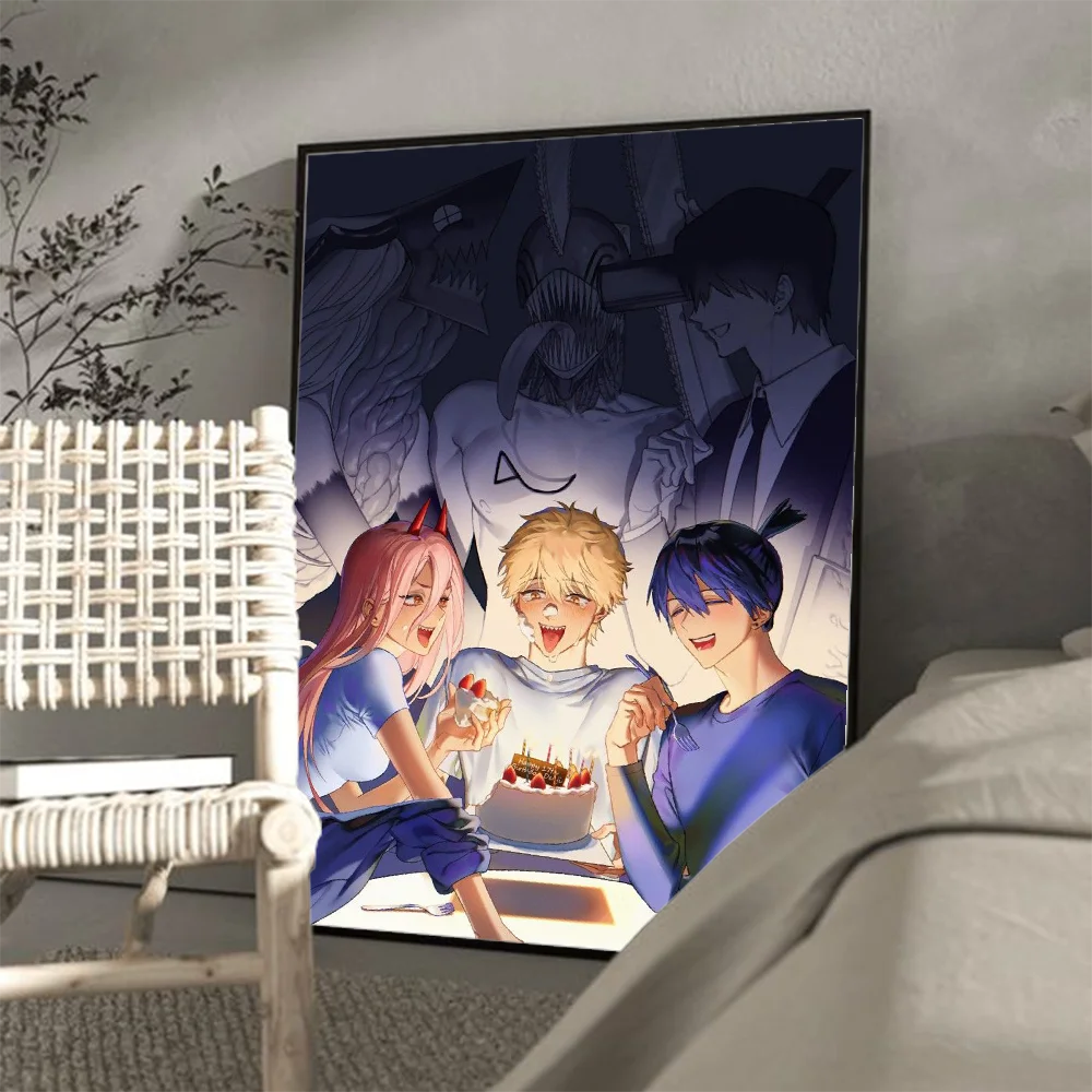 Chainsaw Man Poster Classic Vintage Posters Wall Decor