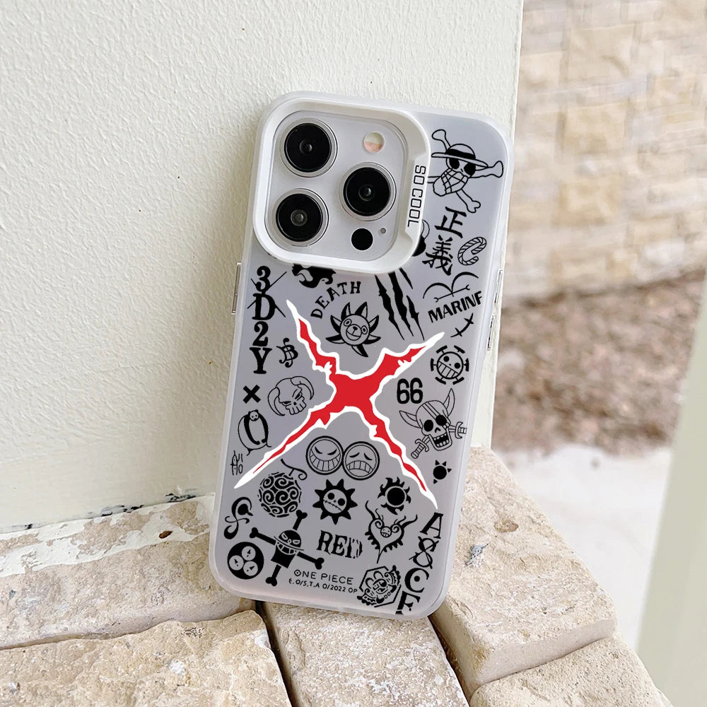 One Piece Phone Case for IPhone 16 15 14 13 12 11 Mini Pro Max X XR XSMAX 8 7 Plus Anti Fall Matte Back Cover