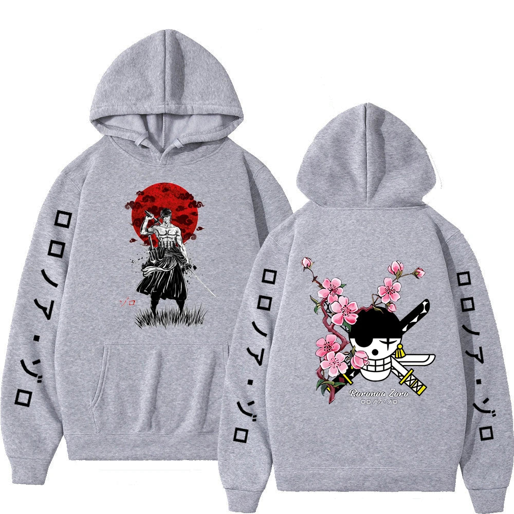 One Piece Roronoa Zoro Harajuku Style Hoodie