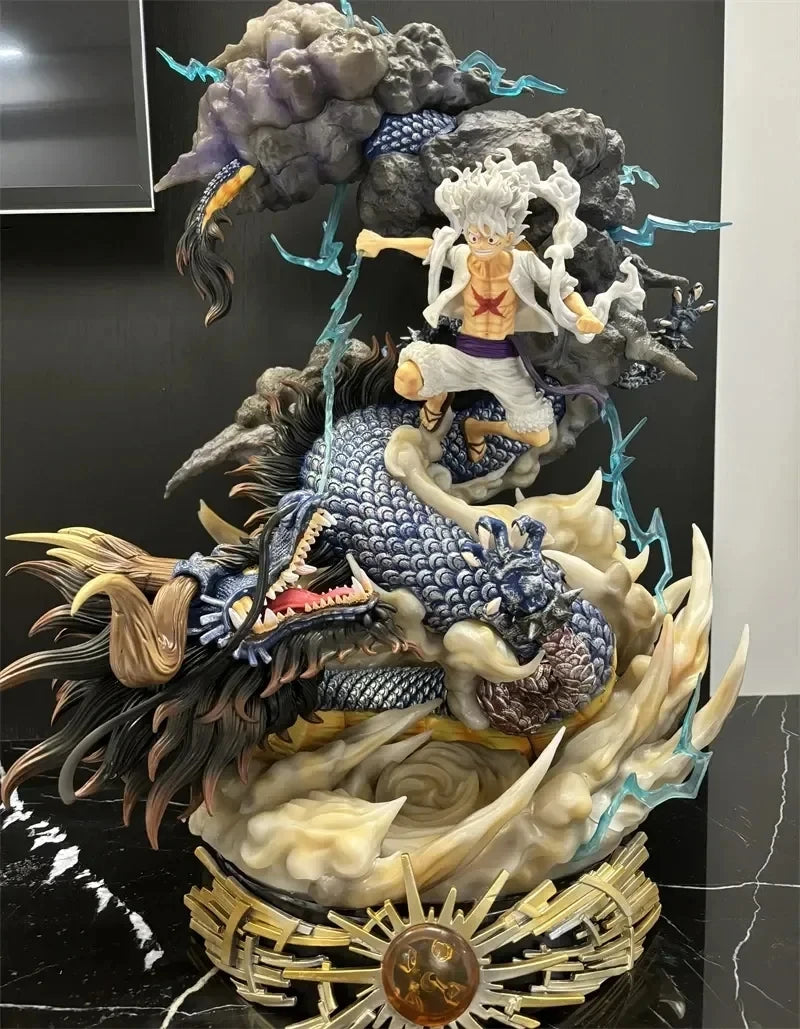 23cm Luffy Vs Kaidou Luffy Gear 5 Statue Nika Luffy Figurine – Otakus Dreamz