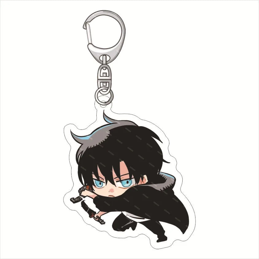 Solo Leveling Keyring Acrylic Key Chain Backpack Pendants