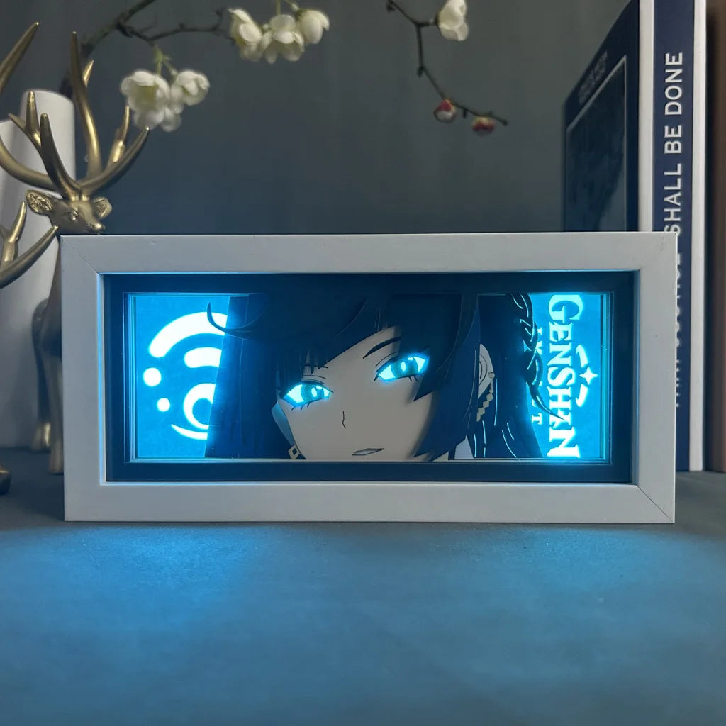 Genshin Impact Bedroom Room Night Light Box