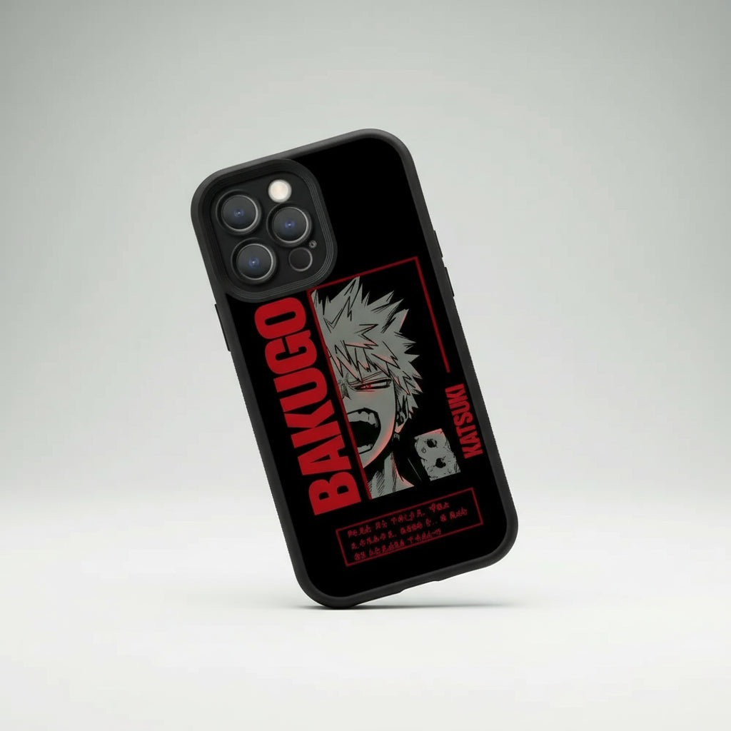 Katsuki Bakugo Phone Case For iPhone 16 15 14 Plus 13 12 11 Pro X XS XR Max case