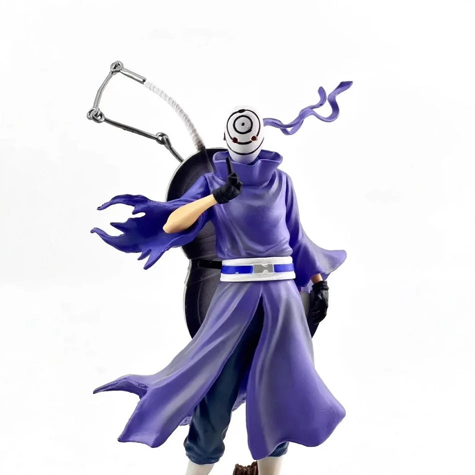 22cm Uchiha Obito Action Figures double headed Statue PVC Collection Figurine