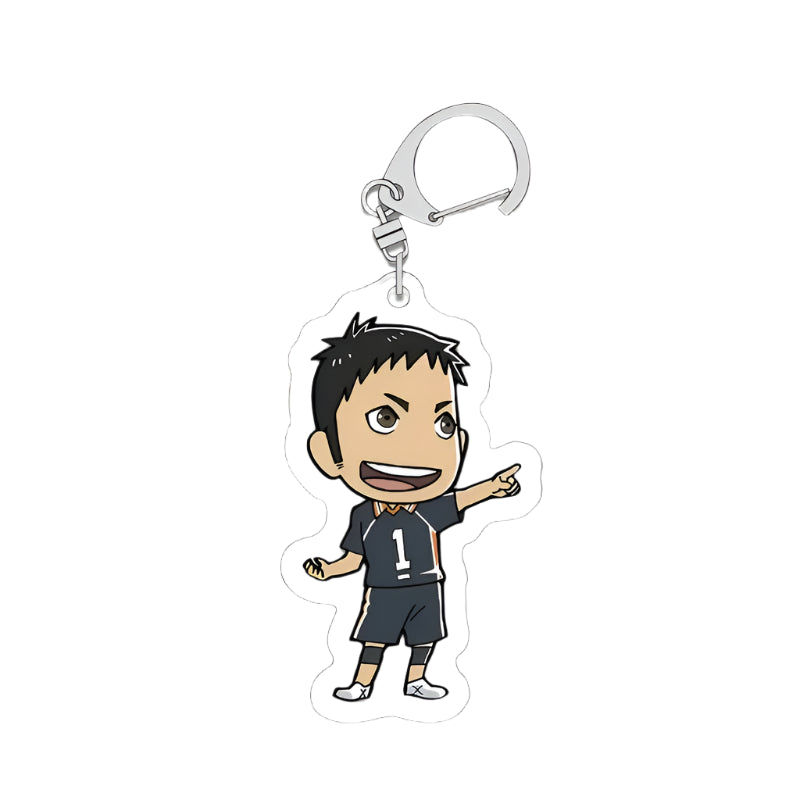 Haikyuu Acrylic Keychain Keyring Backpack Hanging Keychain