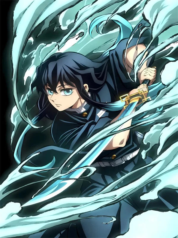 Demon Slayer 5D DIY Diamond Painting Mosaic Art Home Decoration Poster