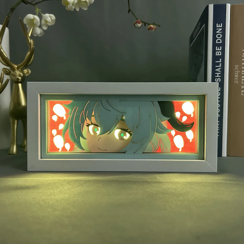 Genshin Impact Bedroom Room Night Light Box