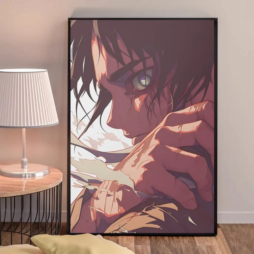Attack on Titans Poster HD Quality Poster Wall Art Painting Study Home Decor