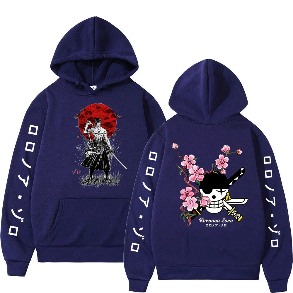 One Piece Roronoa Zoro Harajuku Style Hoodie