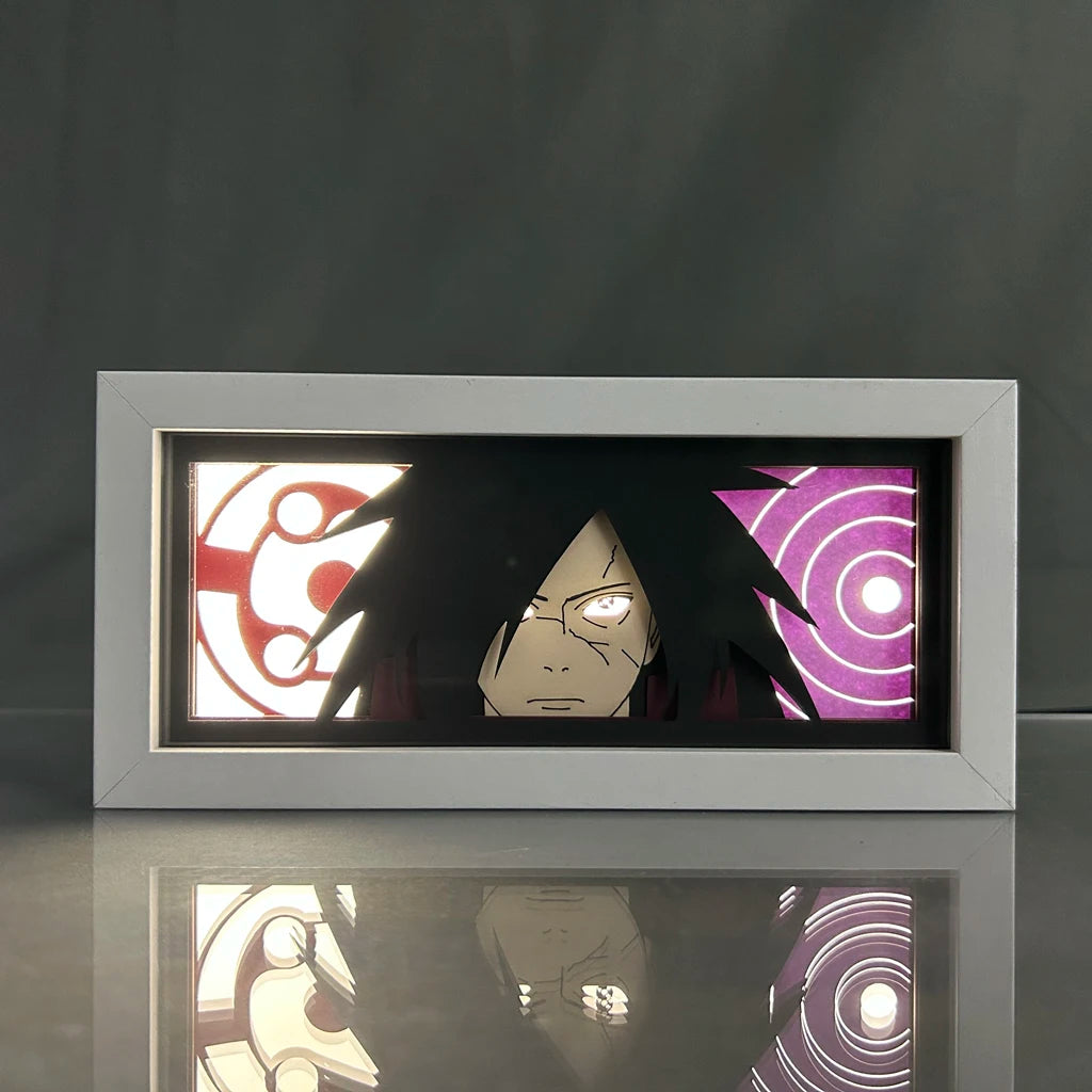 Naruto Lightbox Manga for Bedroom Decor Led Night Light Paper Lamp