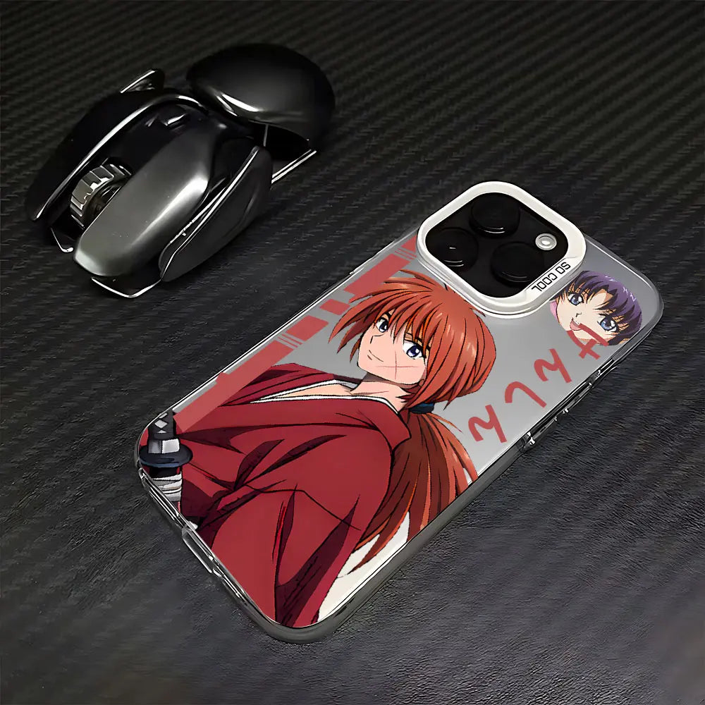Rurouni Kenshin Phone Case For iPhone 15 14 13 Pro MAX Shockproof Back Cover