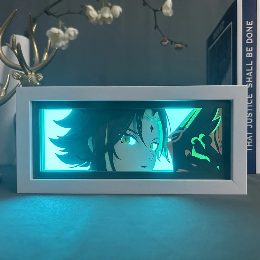 Genshin Impact Bedroom Room Night Light Box