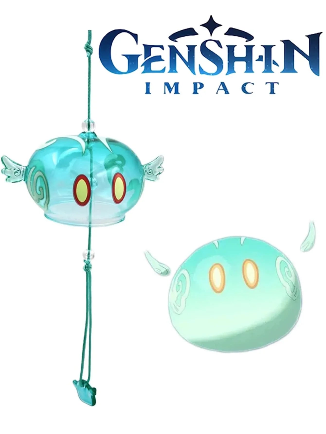 Anemo Slime Glass Wind Chime Genshin Impact