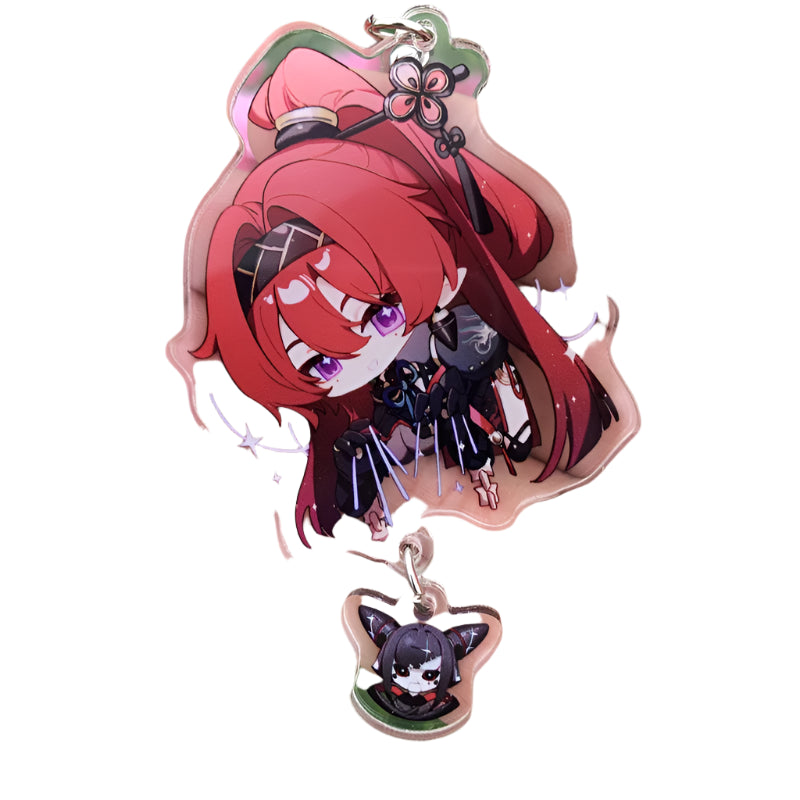 Wuthering Waves Keychain  Acrylic Anime Keyring