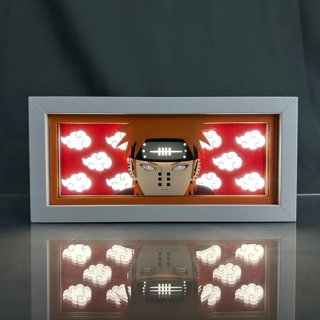Naruto Lightbox Manga for Bedroom Decor Led Night Light Paper Lamp