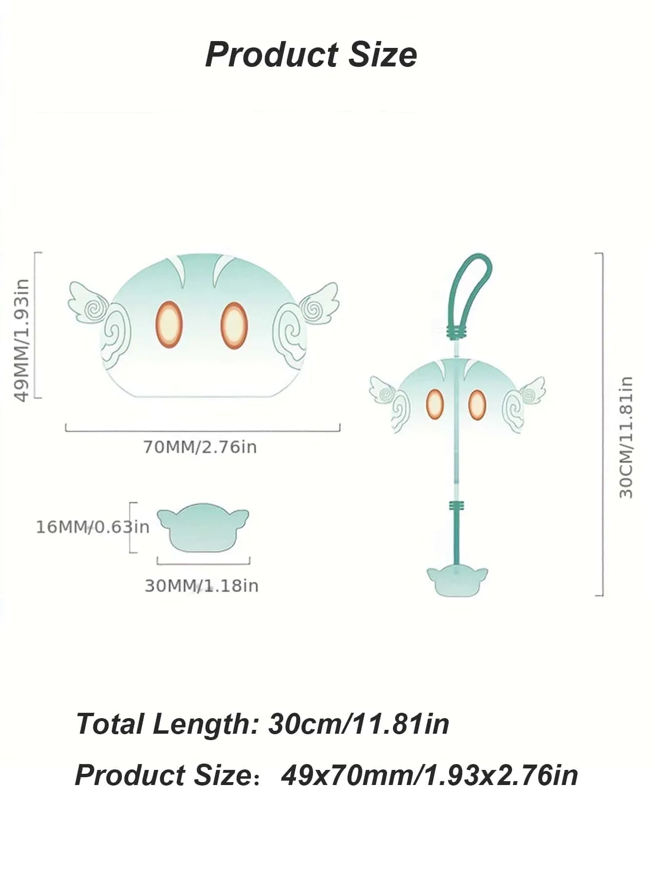 Anemo Slime Glass Wind Chime Genshin Impact