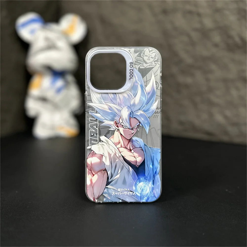 Dragon Ball Goku & Vegeta Phone Case for iPhone 16 15 14 13 12 11 Max Back Cover