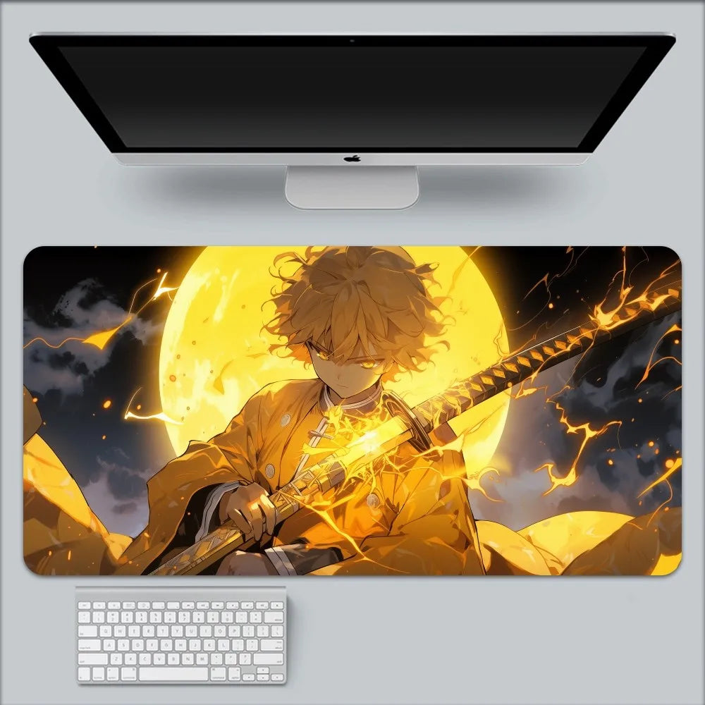 Zenitsu Agatsuma Large Gaming PC Keyboard DeskMat