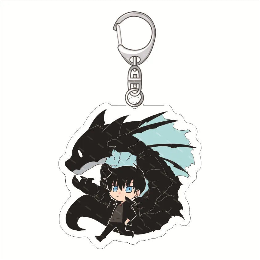 Solo Leveling Keyring Acrylic Key Chain Backpack Pendants
