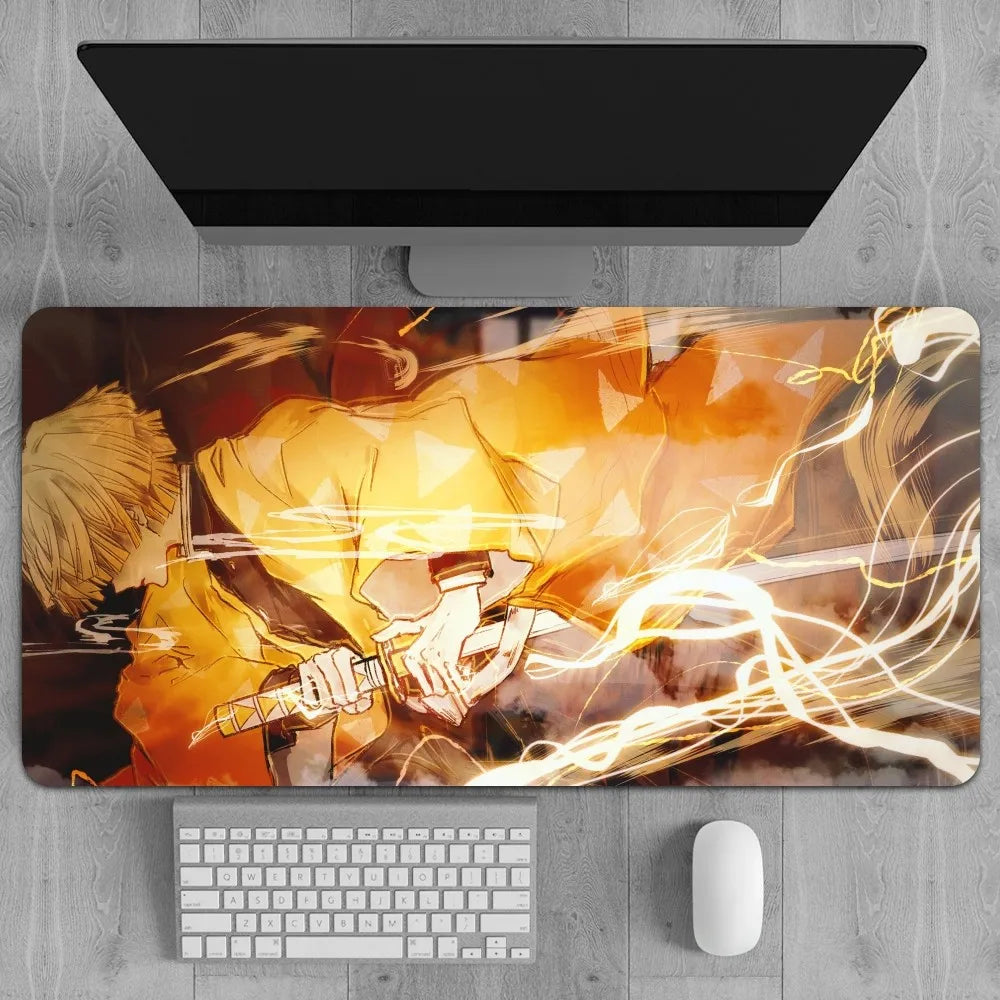 Zenitsu Agatsuma Large Gaming PC Keyboard DeskMat