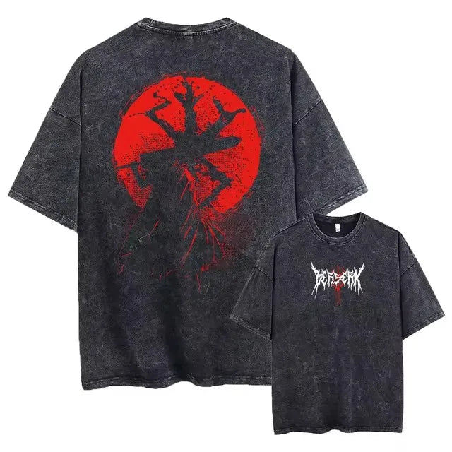 Guts 'Struggle' Berserk Vintage Oversized Tee