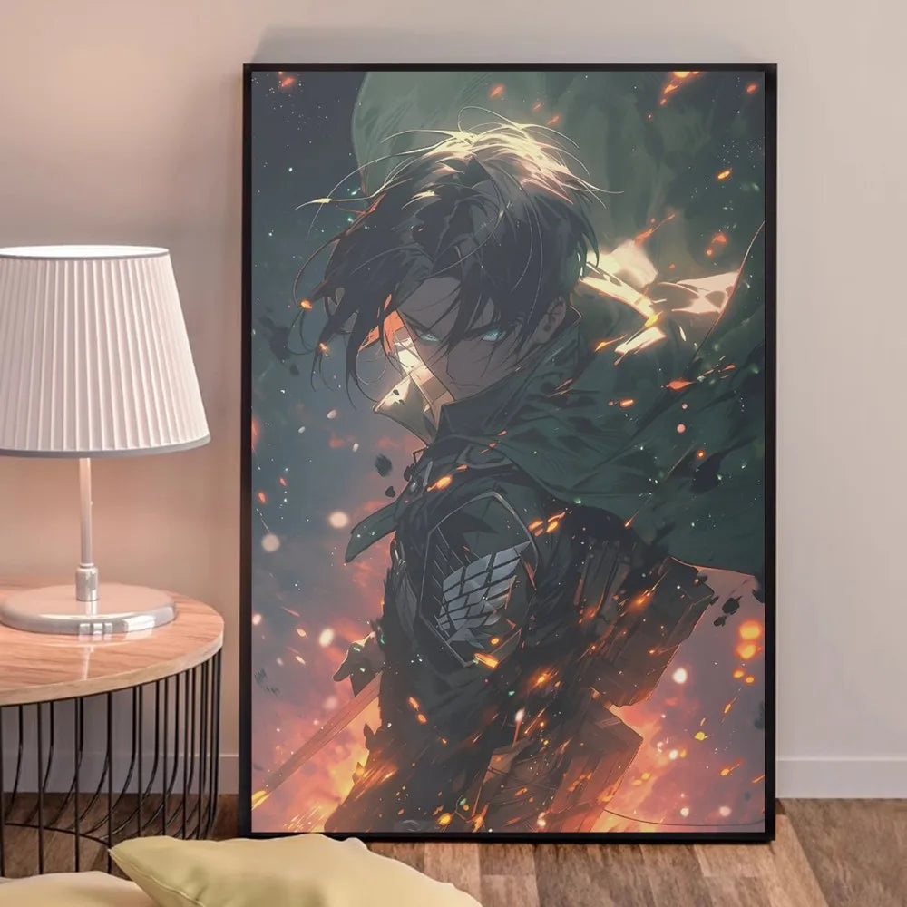 Attack on Titans Poster HD Quality Poster Wall Art Painting Study Home Decor