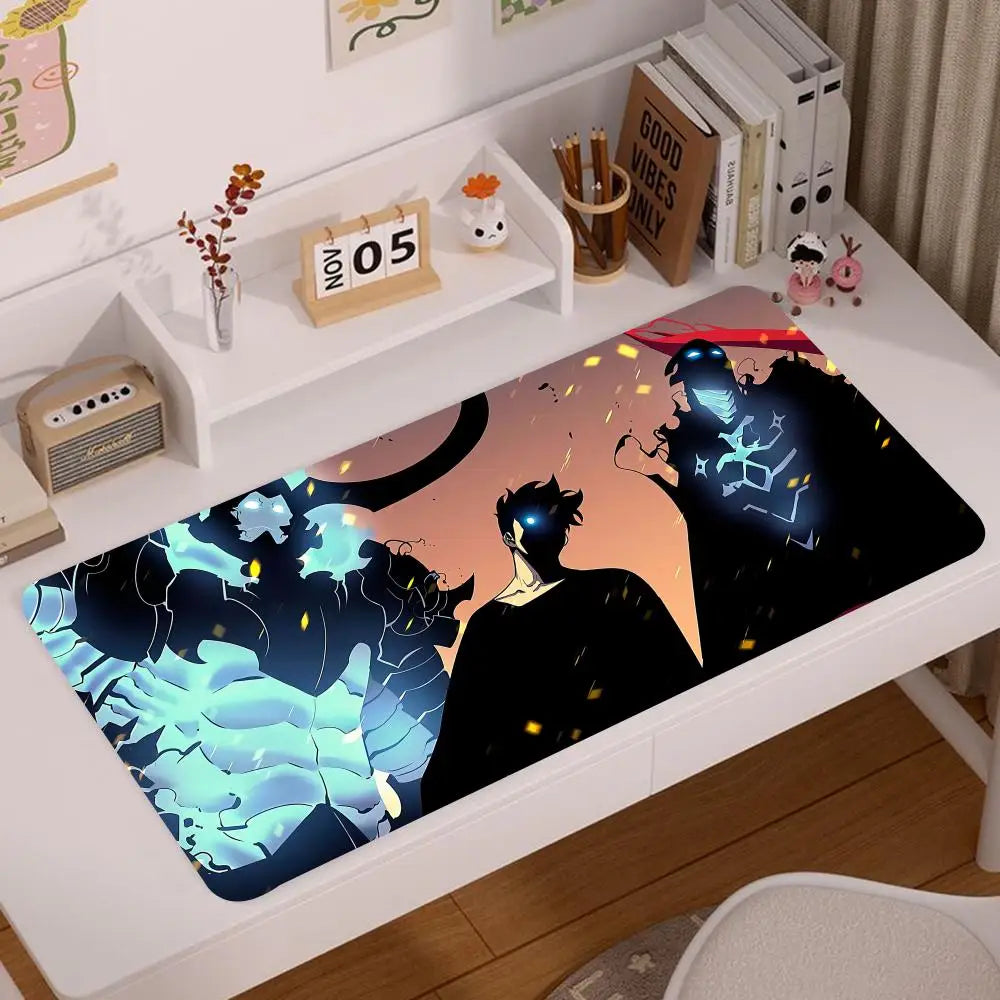 Solo Leveling Keyboard Leather Mouse Pad Anti-slip DeskMat