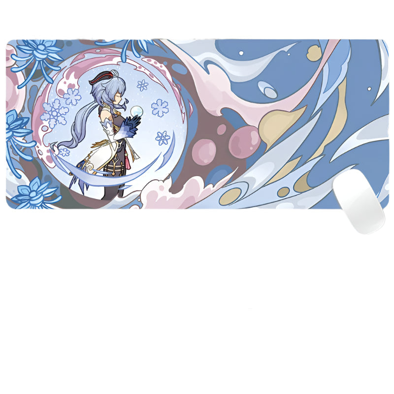 Genshin Impact Mouse Pad Non-slip Keyboard Desk Mat Mousepad