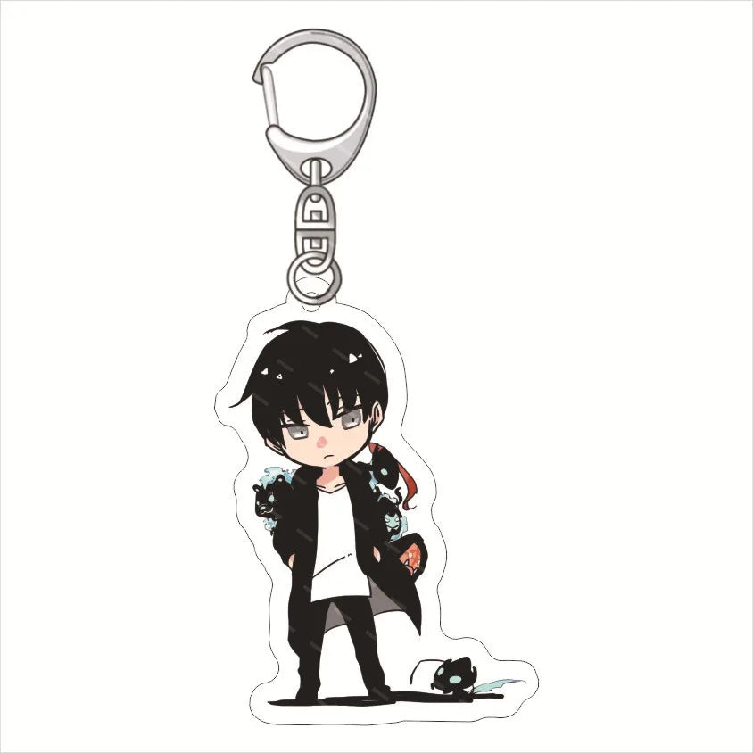 Solo Leveling Keyring Acrylic Key Chain Backpack Pendants