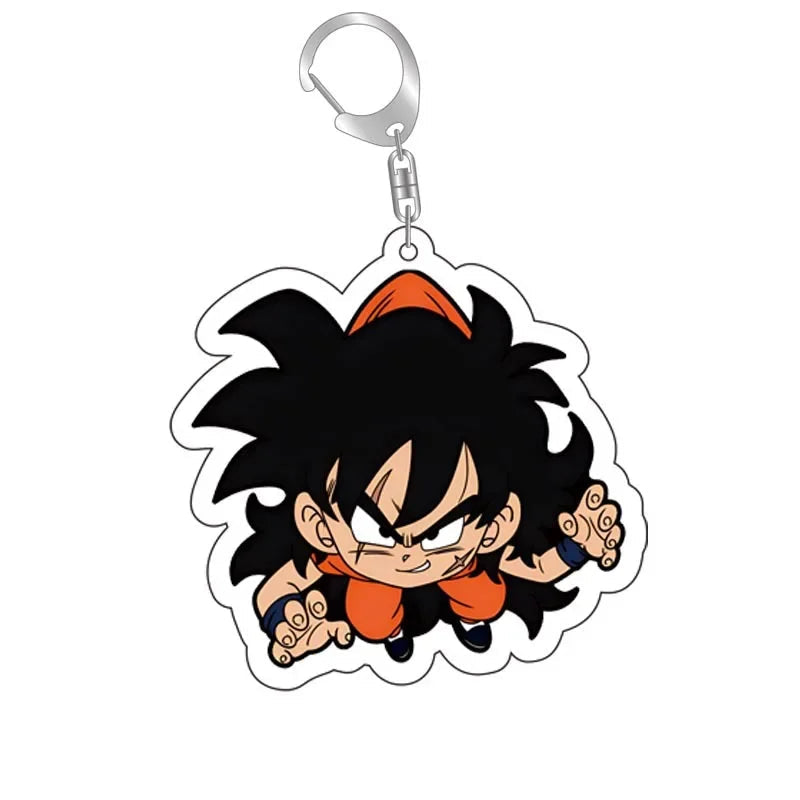 Dragon Ball Transparent Acrylic Double-Sided Printed Keychain