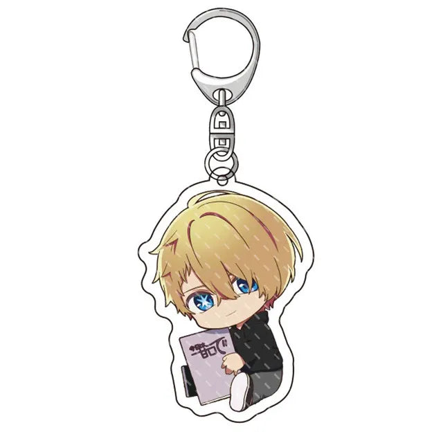 Oshi No Ko Keychain Ai Hoshino Ruby Hoshino Kana Arima Pendant Key Chain