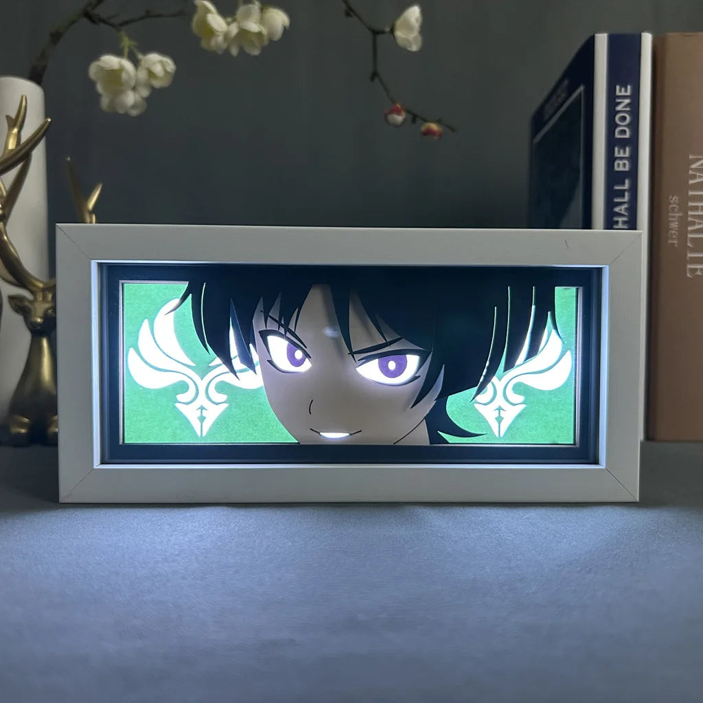 Genshin Impact Bedroom Room Night Light Box