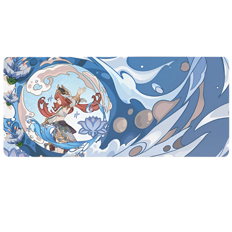 Genshin Impact Mouse Pad Non-slip Keyboard Desk Mat Mousepad