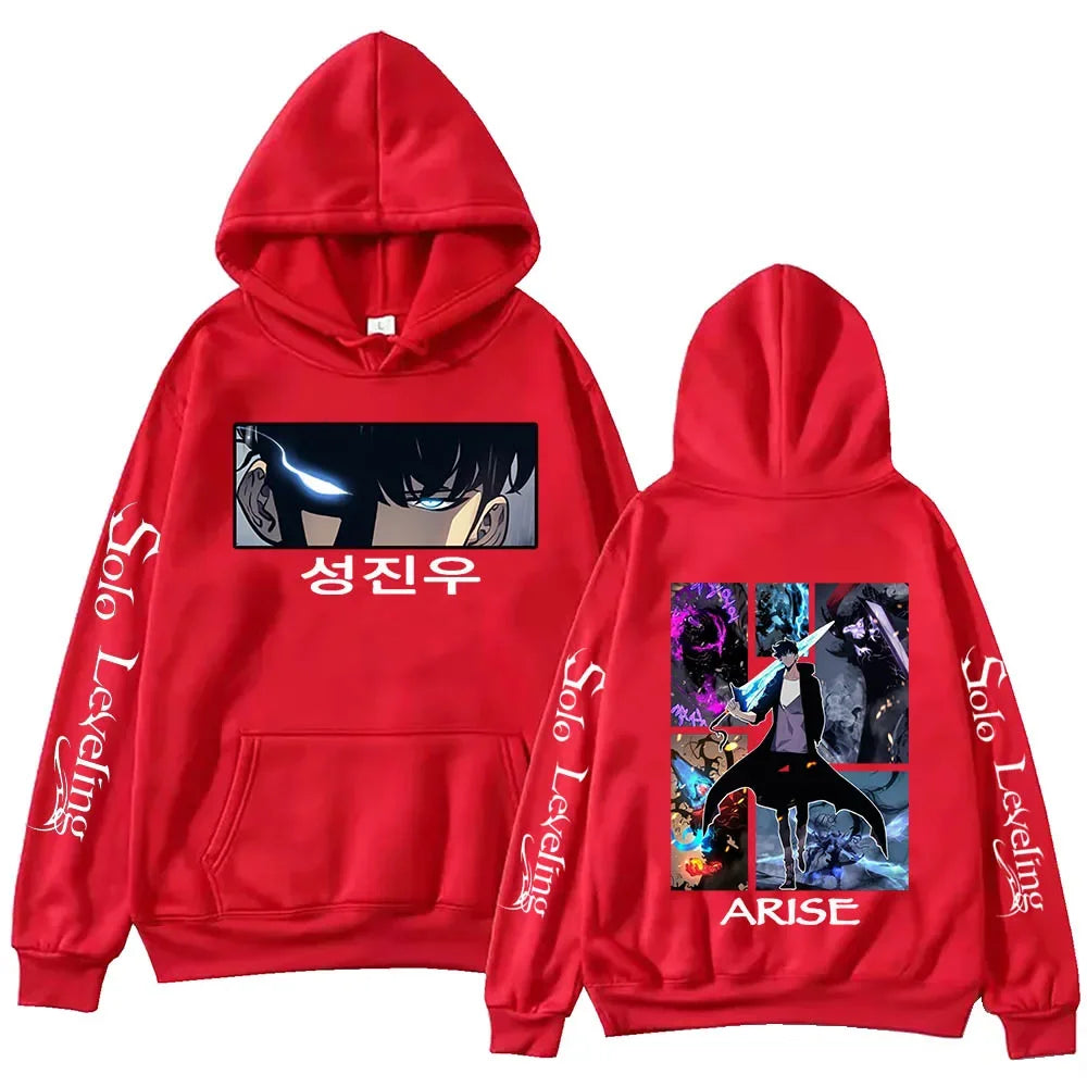 Solo Seveling Harajuku Peinted Hoodie